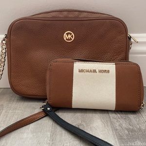 Michael Kors Shoulder Bag + Wallet